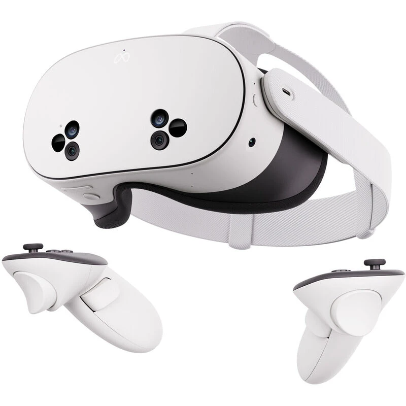 Очки виртуальной реальности Meta Quest 3S, 120Hz, 8/128GB, Wi-Fi, Type-C, White
