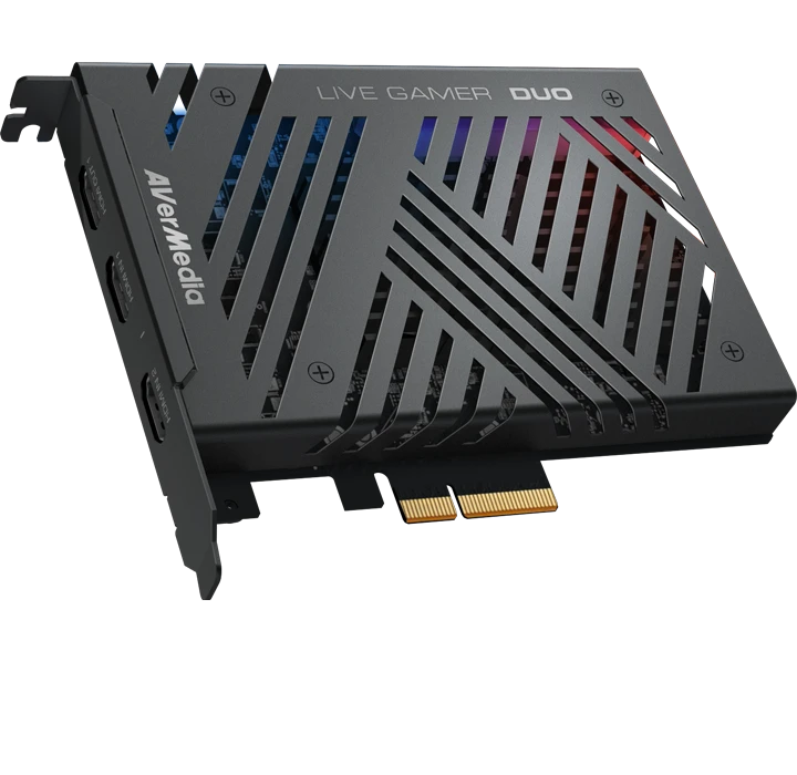 Плата видеозахвата AverMedia Live Gamer Duo GC570D, MPEG-4, 2xHDMI, 2160p60, PCIe x4