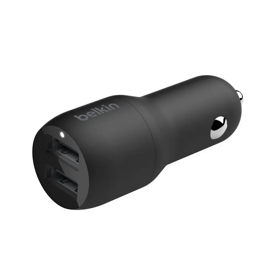 Автомобильное зарядное устройство Dual USB-A Car Charger w/ 1M PVC A-C, 24W, BLK — 2