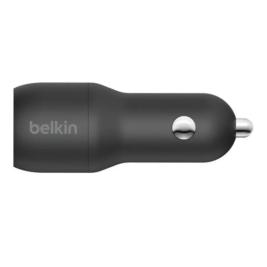 Автомобильное зарядное устройство Dual USB-A Car Charger w/ 1M PVC A-C, 24W, BLK — 4