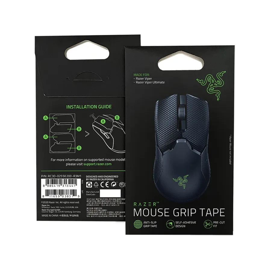 Противоскользящие наклейки Razer для мыши Viper, черные — 2