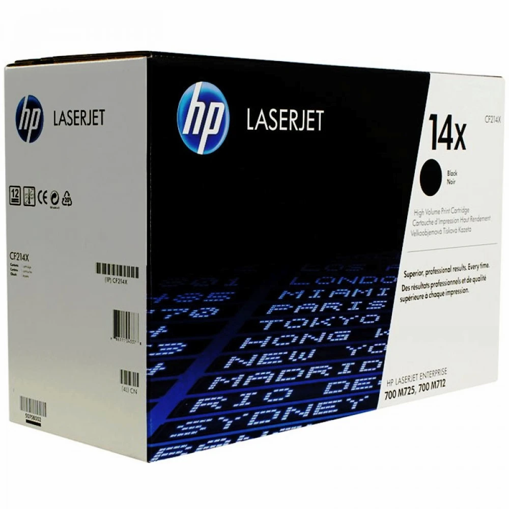 Картридж HP CF214X, чёрный, 17500 стр., LaserJet — 2