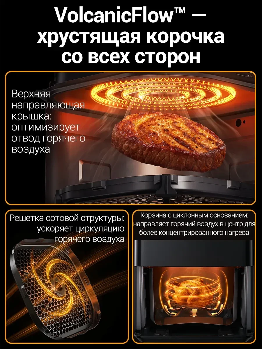 Аэрогриль Trouver AF10 Pro, чёрный — 2