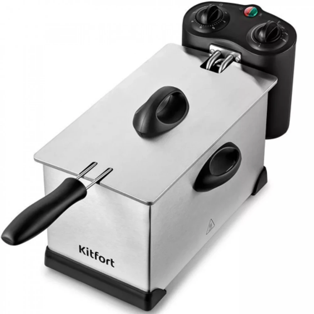 Фритюрница Kitfort КТ-4052, 2000Вт, 3л, механическое управление — 2