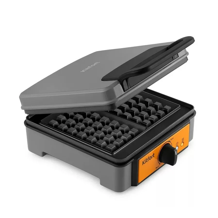Вафельница Kitfort КТ-1694, 1200W, бельгийские вафли