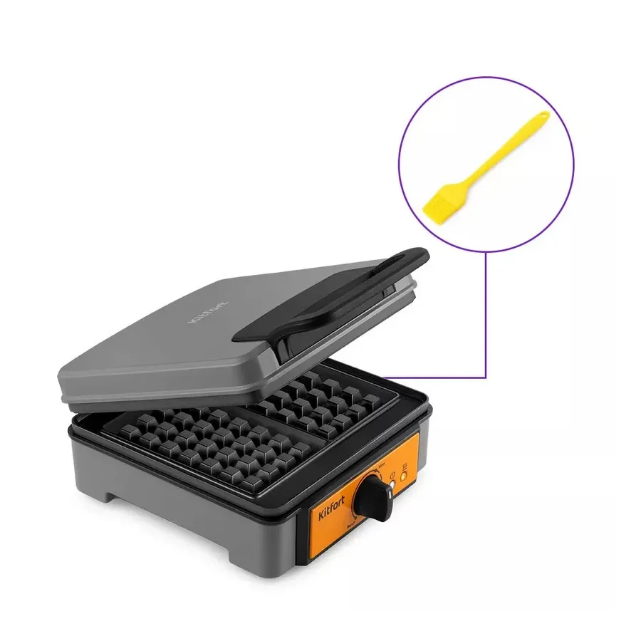 Вафельница Kitfort КТ-1694, 1200W, бельгийские вафли — 3