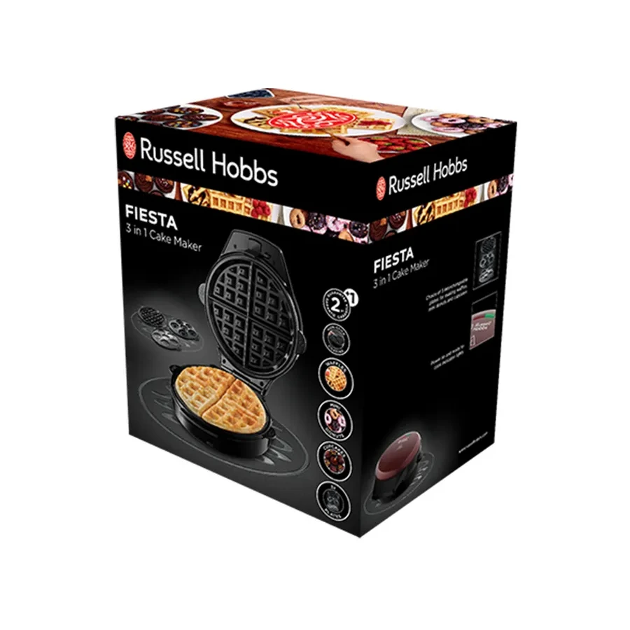 Мультимейкер Russell Hobbs 24620-56, 900W, 3 сменные пластины — 3