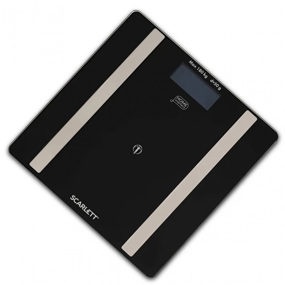 Умные весы Scarlett SC-BS33ED110, стекло, 180 кг, Bluetooth, черный — 3
