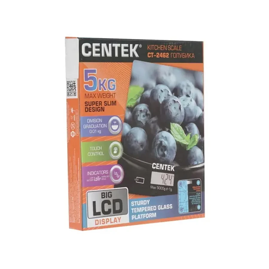 Весы кухонные Centek CT-2462, электронные, 5кг, ±1г — 3