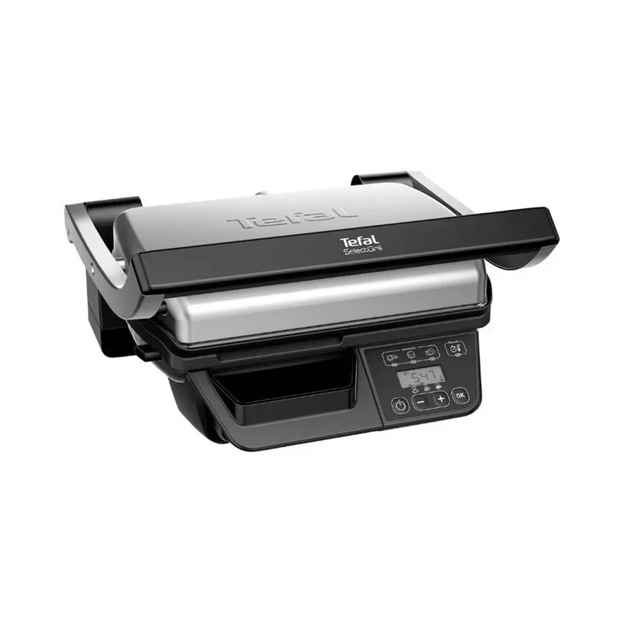 Гриль Tefal GC740B30, 2000 Вт, 3 программы, 30х20см