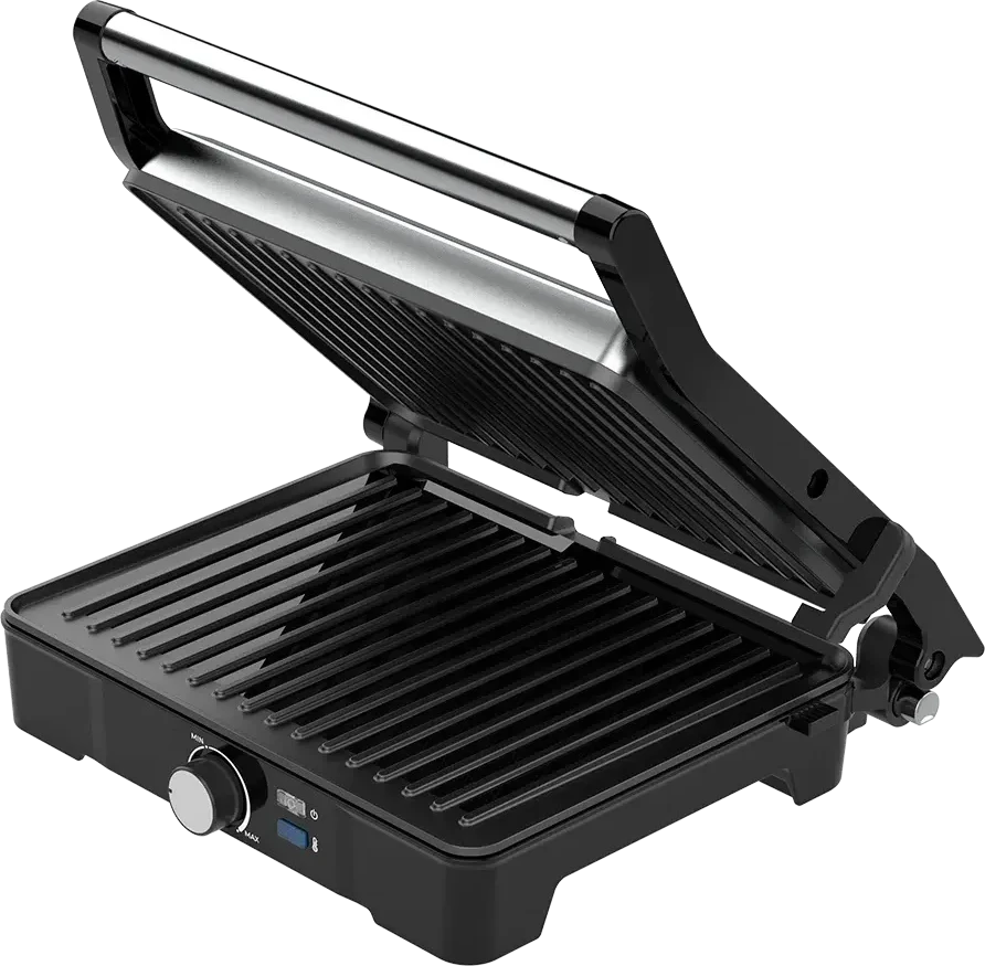 AENO Electric Grill EG2: 2000W, Temperature regulation, Max opening angle -180°, Plate size 290*234mm