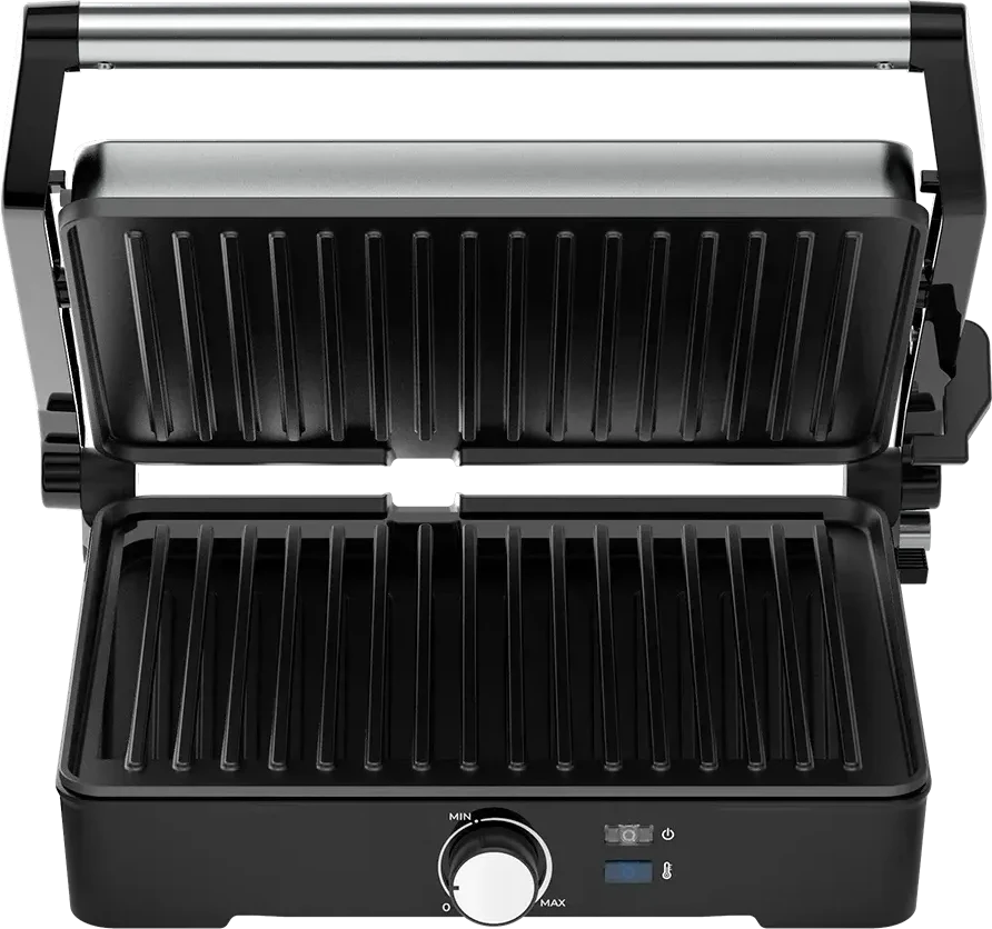 AENO Electric Grill EG2: 2000W, Temperature regulation, Max opening angle -180°, Plate size 290*234mm — 2