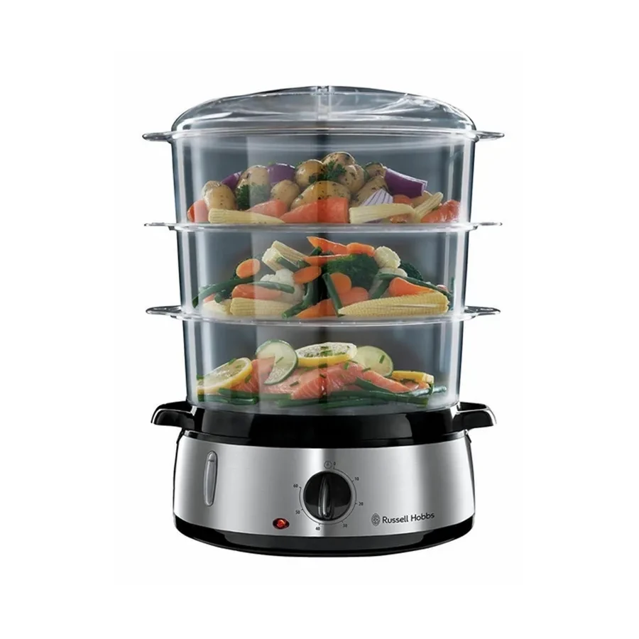 Пароварка Russell Hobbs 19270-56, 800 Вт, 3 яруса, 9 л