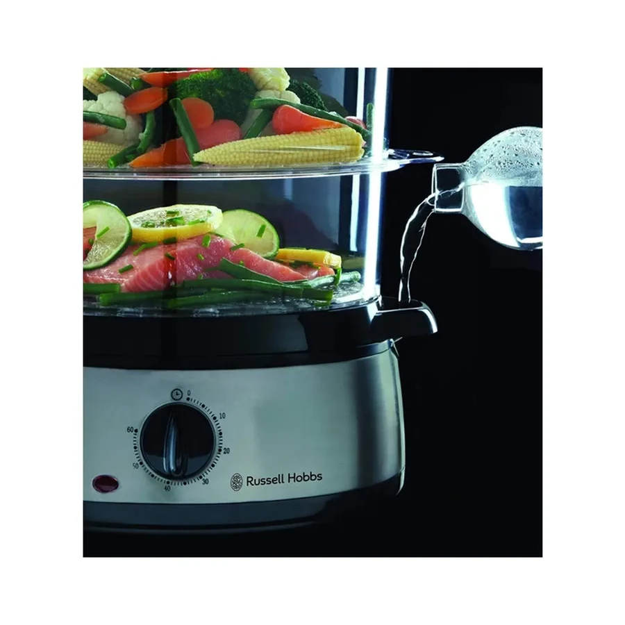 Пароварка Russell Hobbs 19270-56, 800 Вт, 3 яруса, 9 л — 2