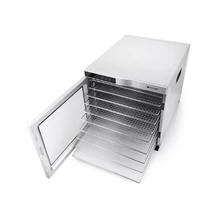 Сушилка Kitfort КТ-1910, 1000W, 10 поддонов, горизонтальный обдув — 3