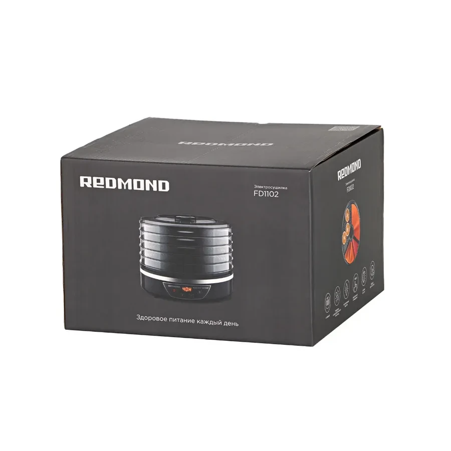 Сушилка Redmond FD1102, 500W, 5 поддонов, таймер, конвективная — 3