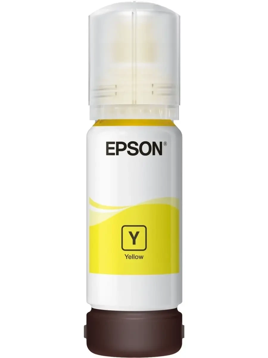 Картридж Epson C13T00R440, 106 EcoTank YE, жёлтые чернила — 3