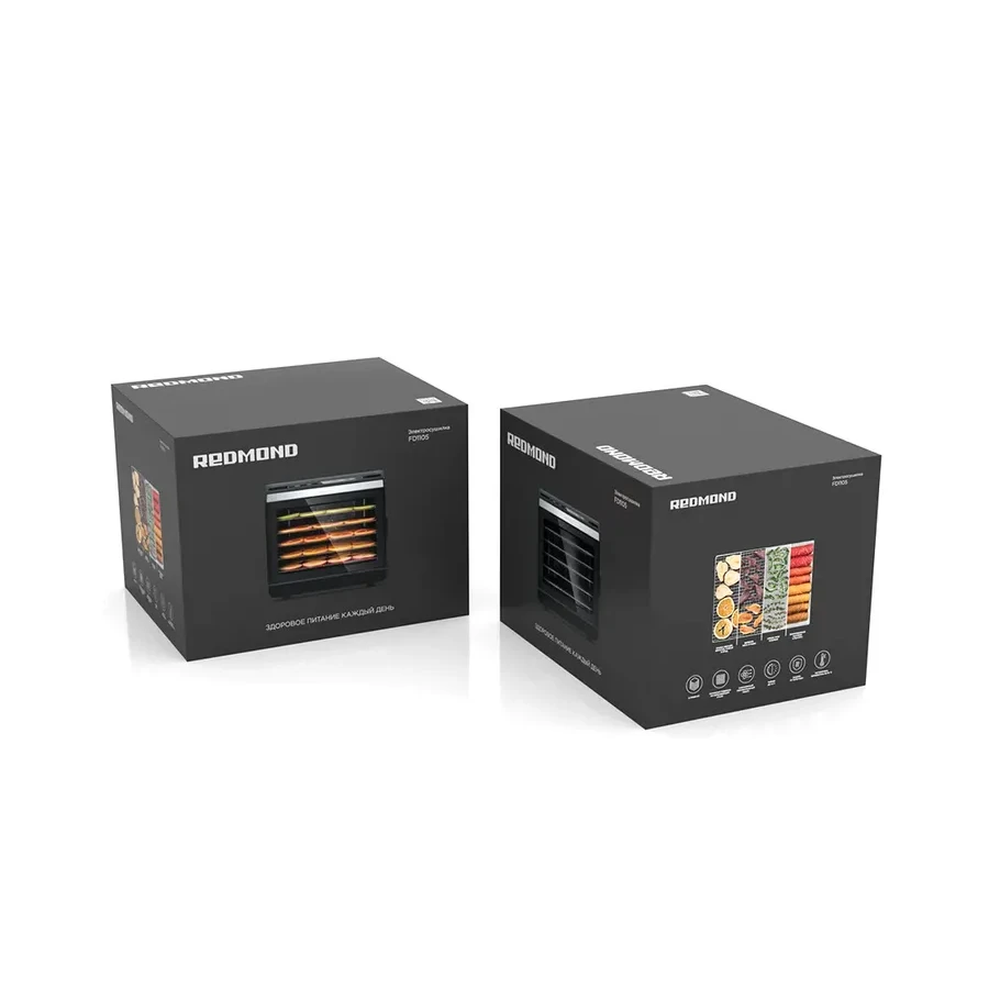Сушилка Redmond FD1105, 500Вт, 12 поддонов, йогурт — 3