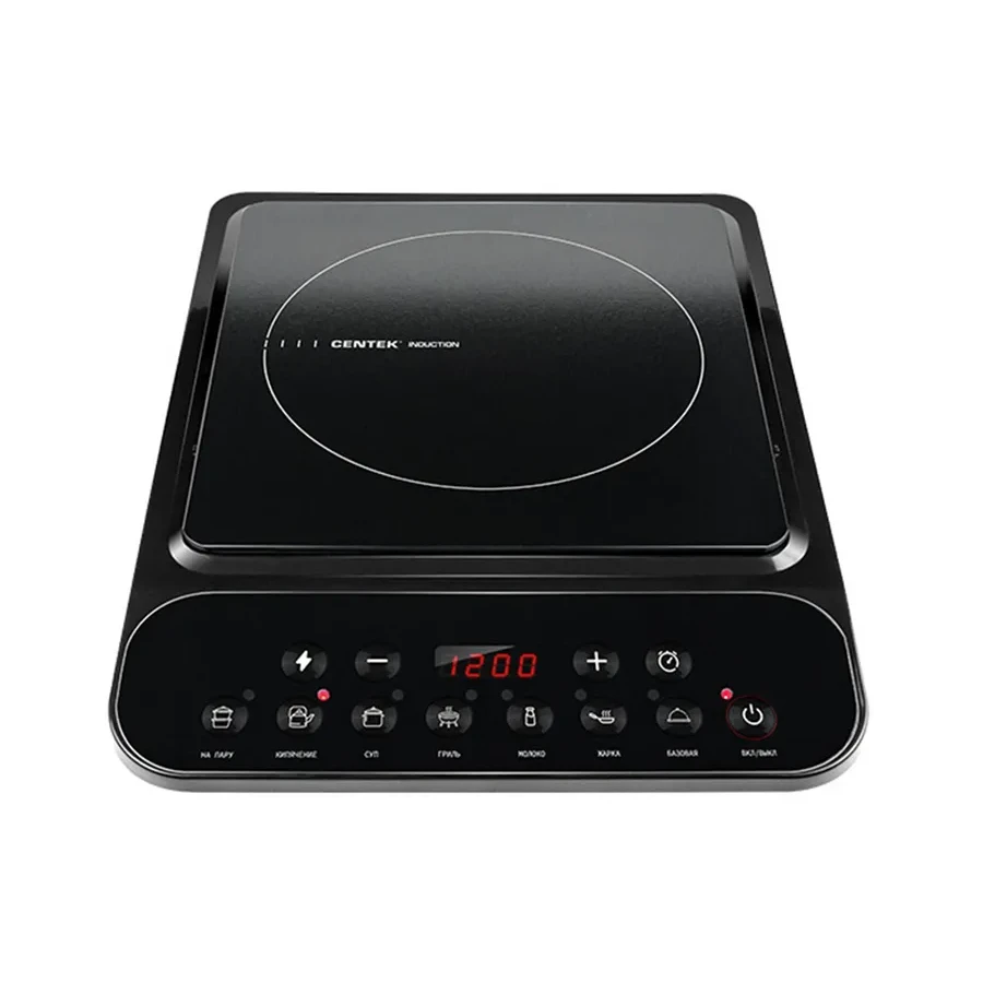 Индукционная плита Centek CT-1517, 2000 Вт, LED-дисплей — 2