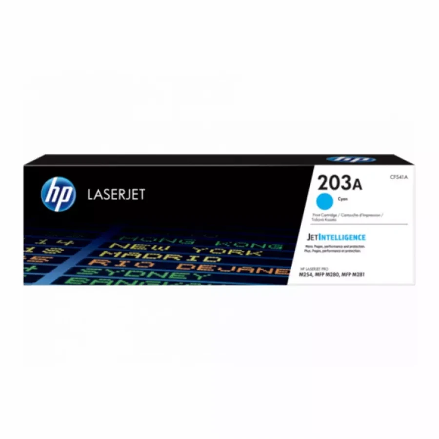 Картридж HP CF541A 203A голубой — 2