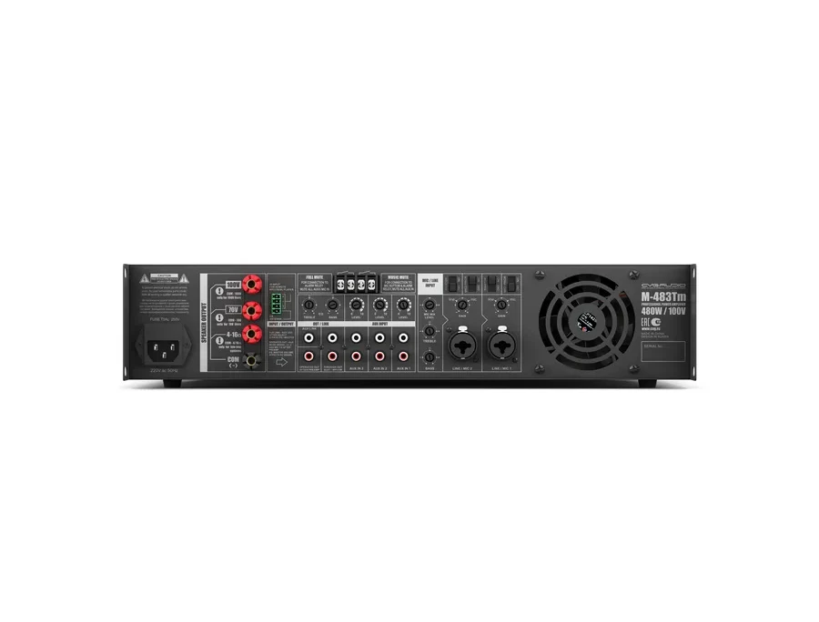 Трансляционный микшер-усилитель CVGaudio M-483Tm, 480W(100V) — 2