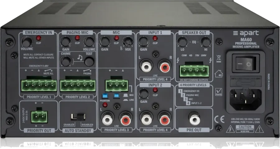 Трансляционный микшер-усилитель Biamp MA60 — 2