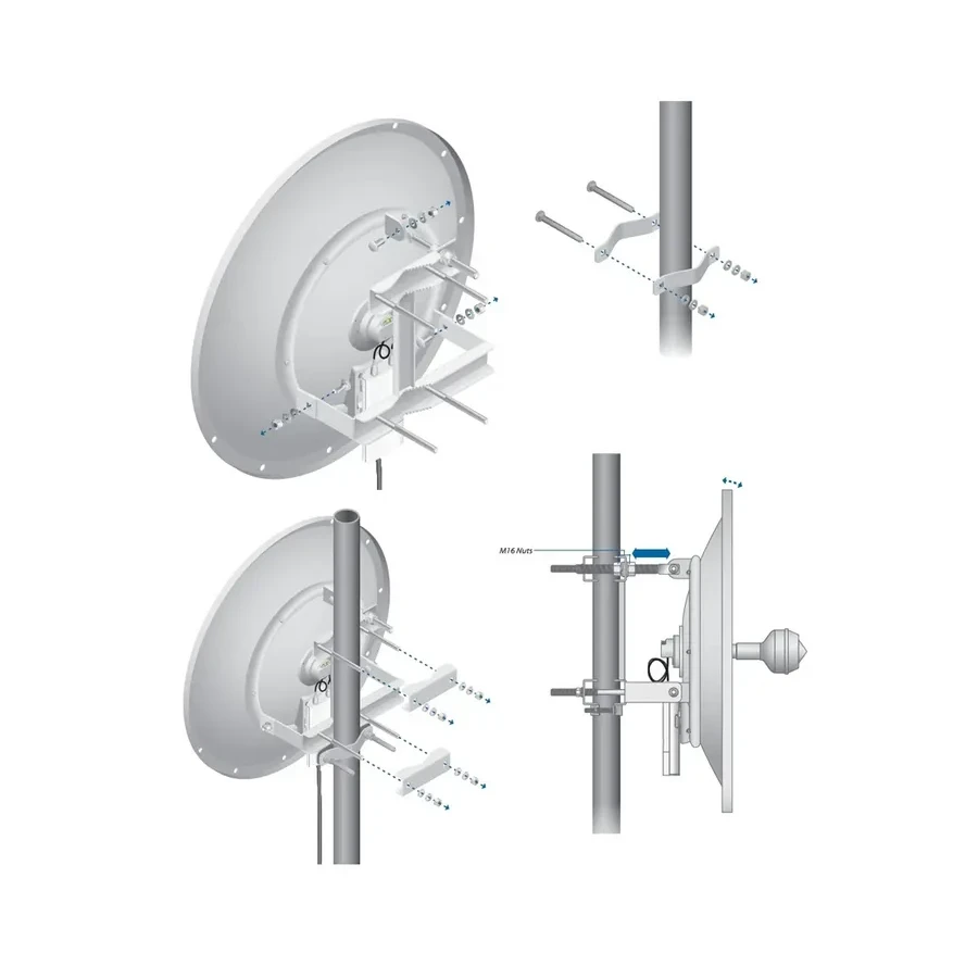 Антенна Ubiquiti RD-5G34 RocketDish 34dBi 5ГГц — 3