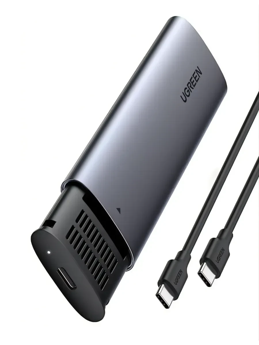 Корпус для Жесткого Диска UGREEN USB-C Female to M.2 M-Key 10G Enclosure C TO C Cable 50cm, 10902