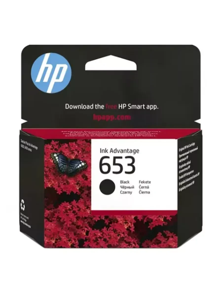 Картридж HP 653 Black для DeskJet Plus Ink Advantage 6070 — 4