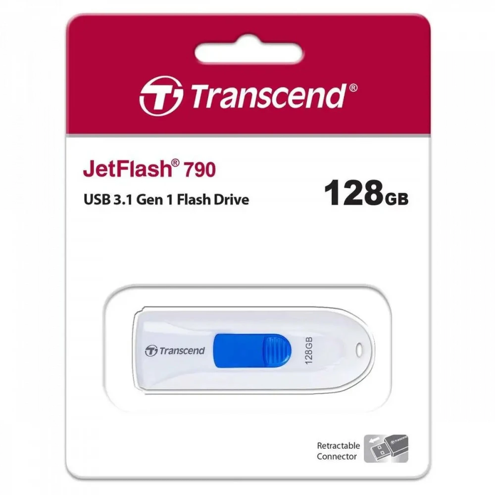 USB-флешка Transcend TS128GJF790W, USB Flash Drive 128GB "790" USB3.0