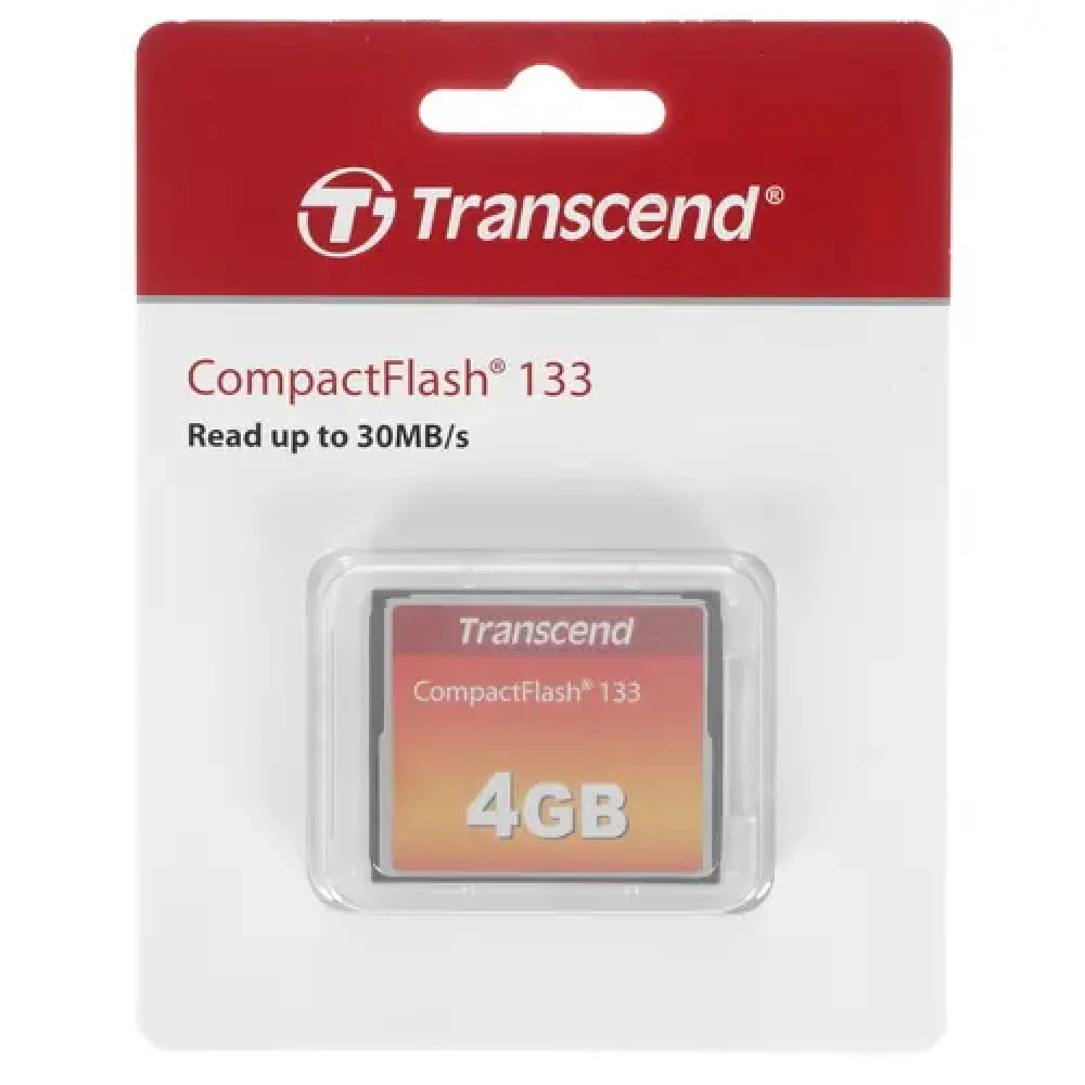 Transcend TS4GCF133, Compact Flash 4GB 133x