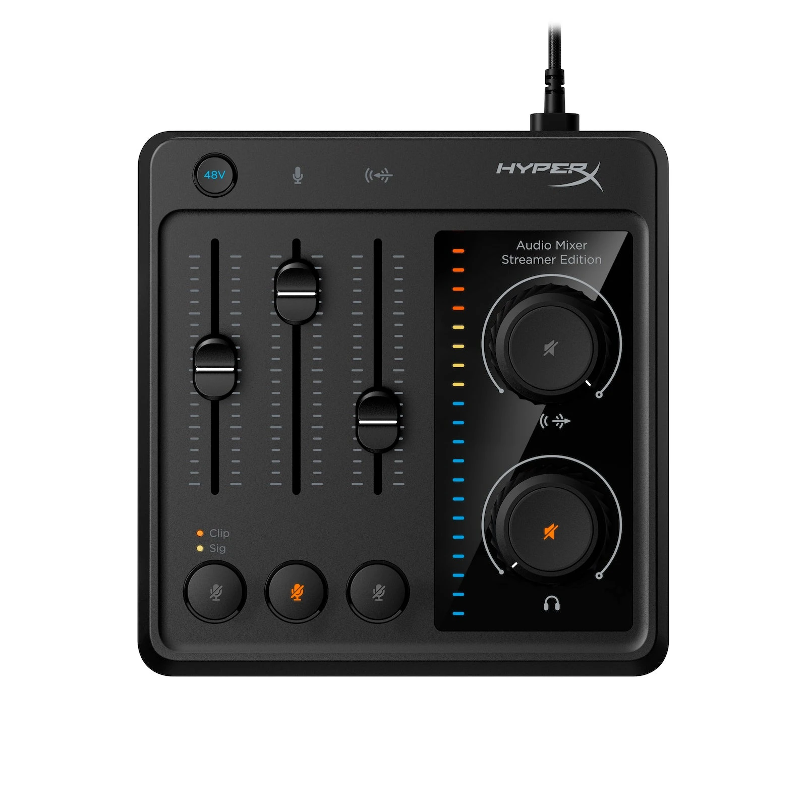 Аудиомикшер HyperX 73C12AA черный