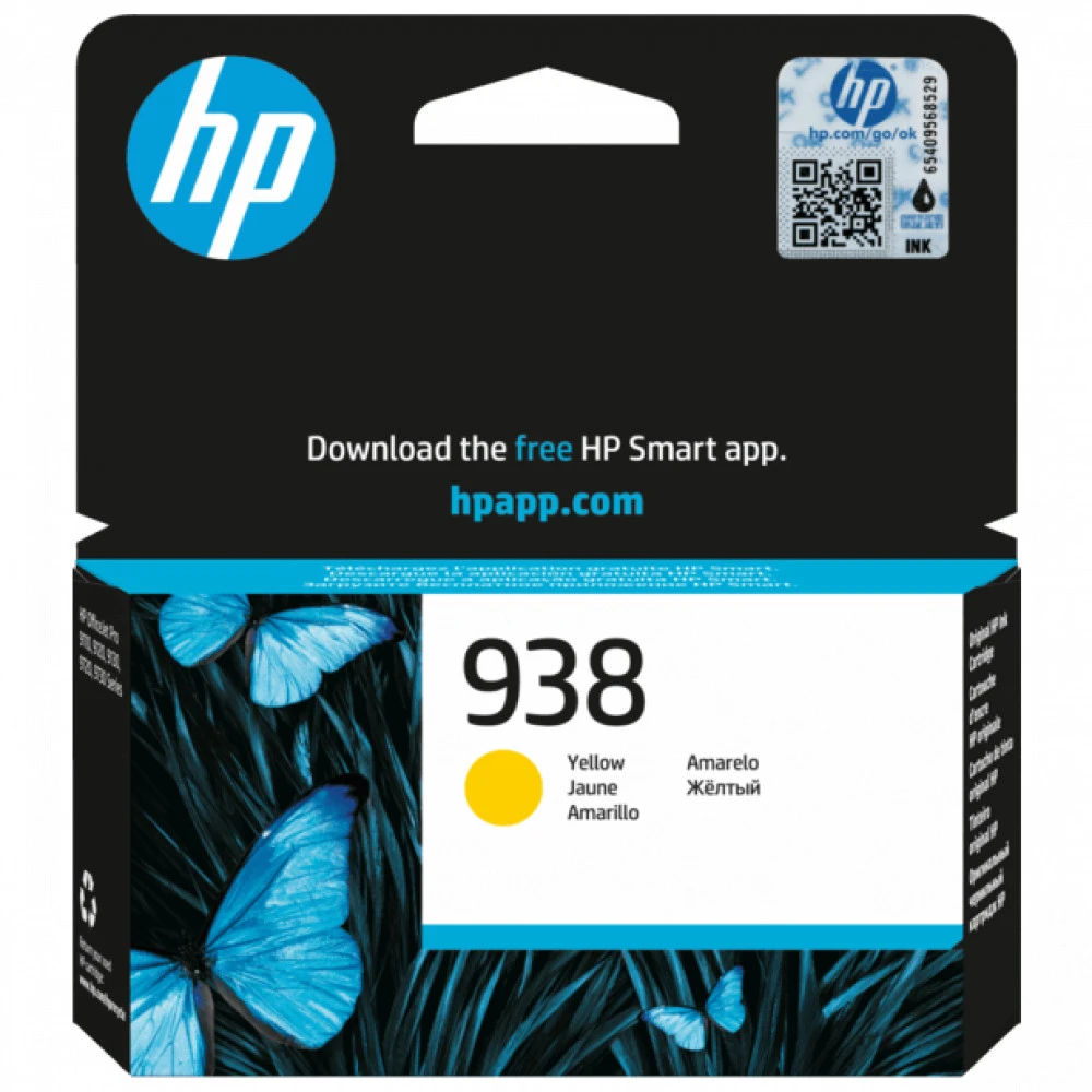 Картридж HP 938 Yellow для DeskJet/OfficeJet/ENVY