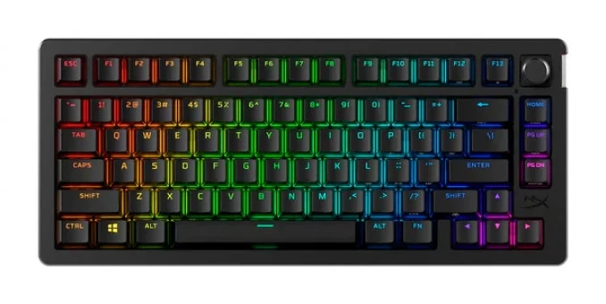 Клавиатура игровая HyperX Alloy Rise 75 Wireless 91Y91AA#ACB черный