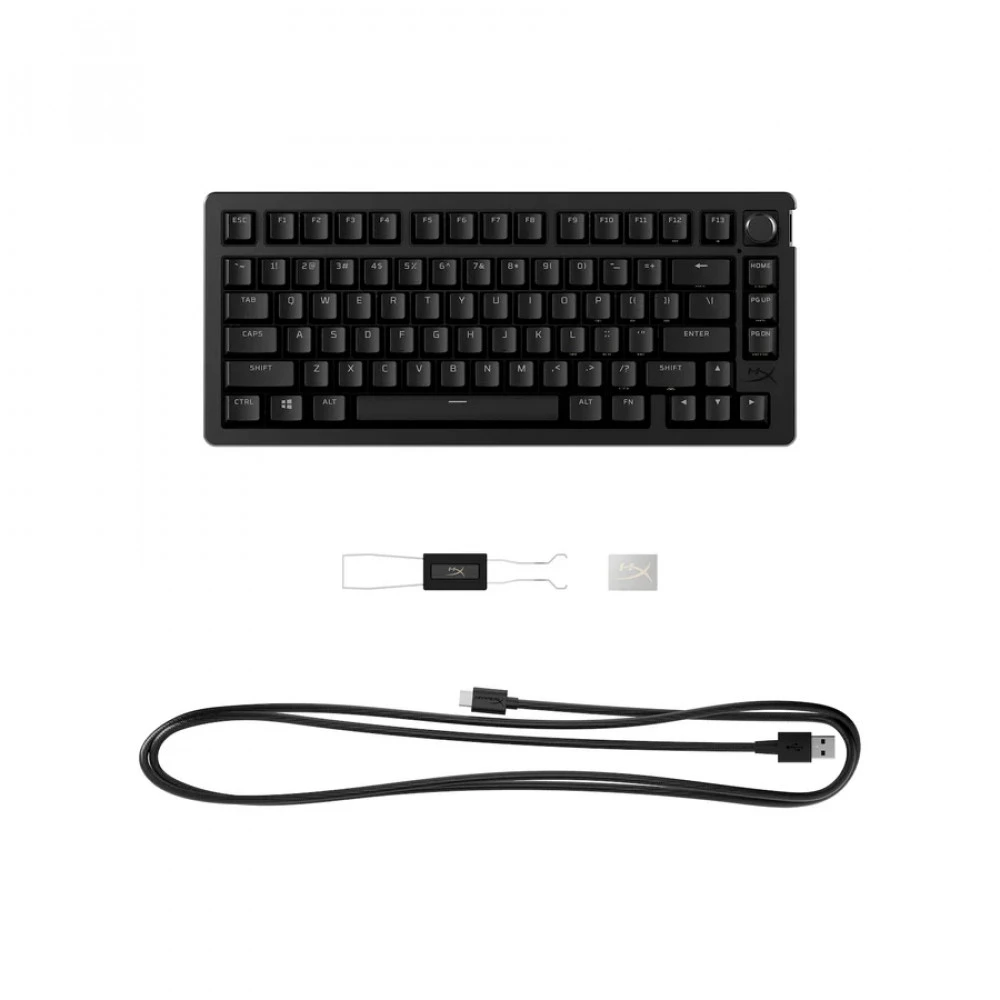 Клавиатура игровая HyperX Alloy Rise 75 Wireless 91Y91AA#ACB черный — 4