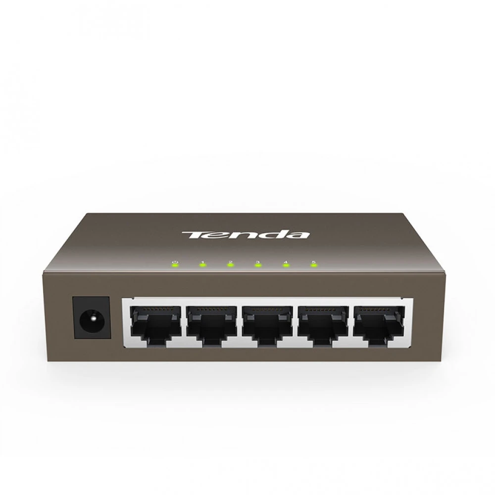 Коммутатор Tenda TEG1005D 5-port Gigabit Черный