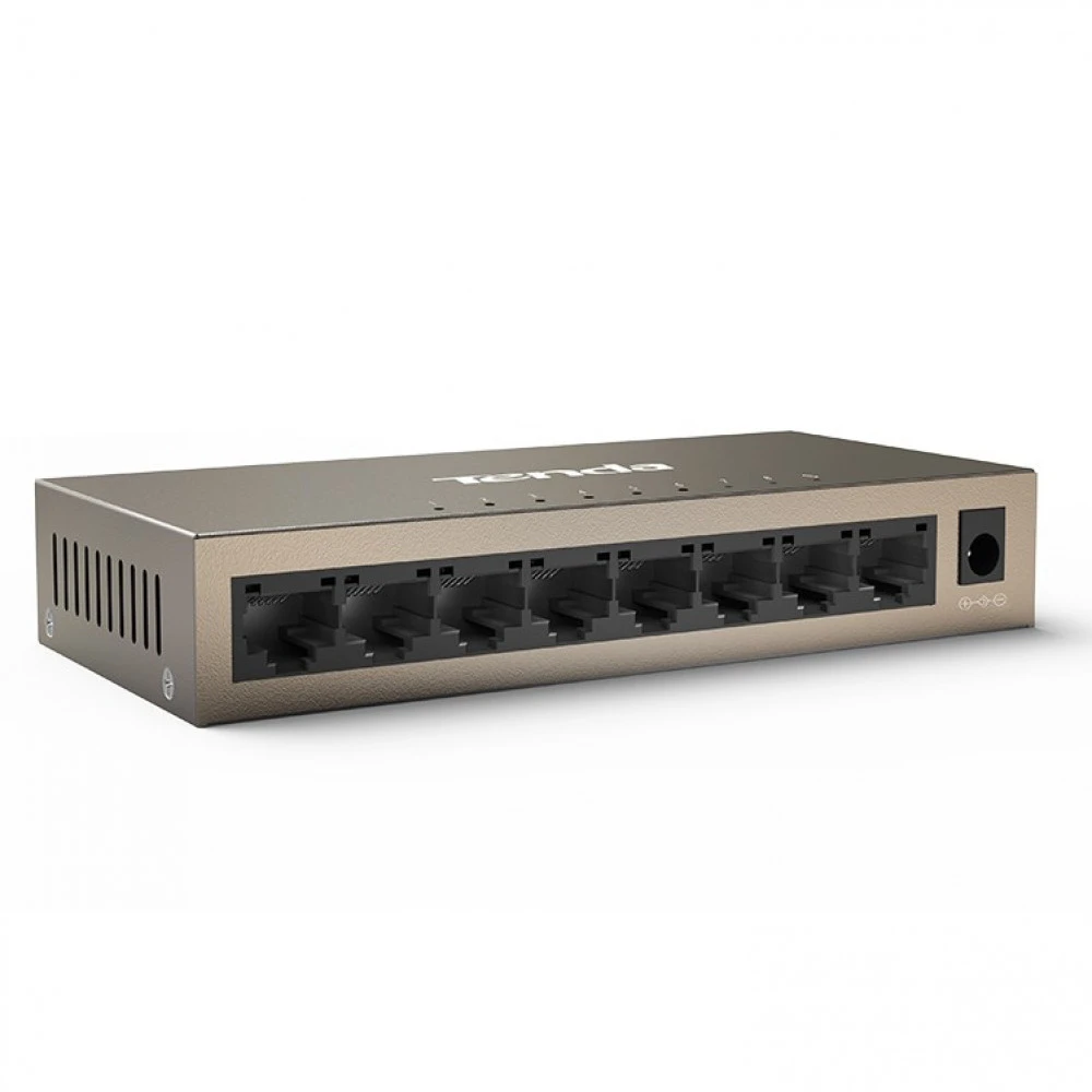 Коммутатор Tenda TEG1008M 8-port Gigabit Ethernet черный