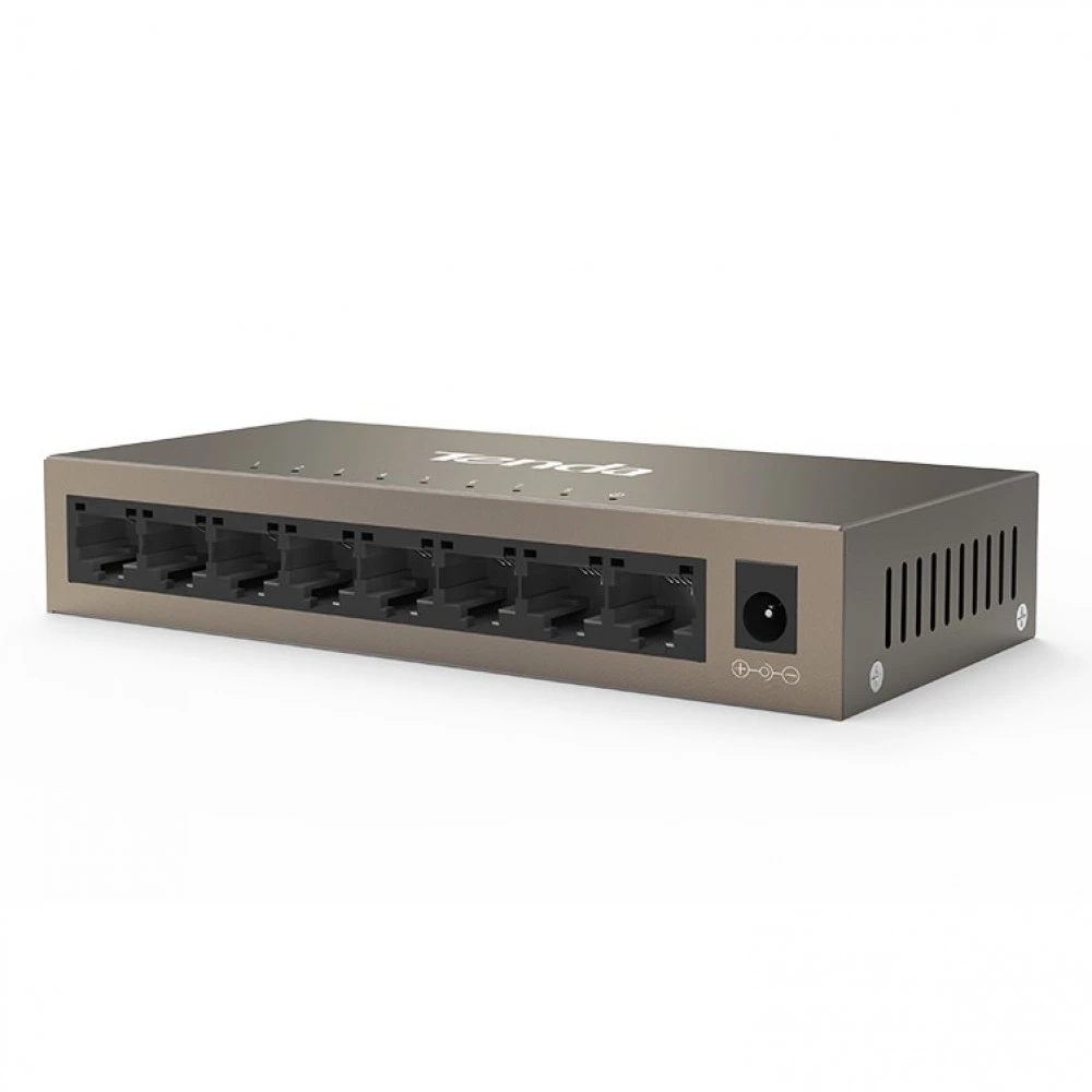 Коммутатор Tenda TEG1008M 8-port Gigabit Ethernet черный — 3
