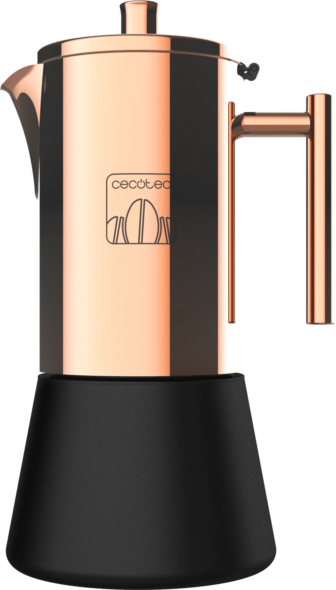 Кофеварка гейзерная Cecotec Moking 200 бронза — 2