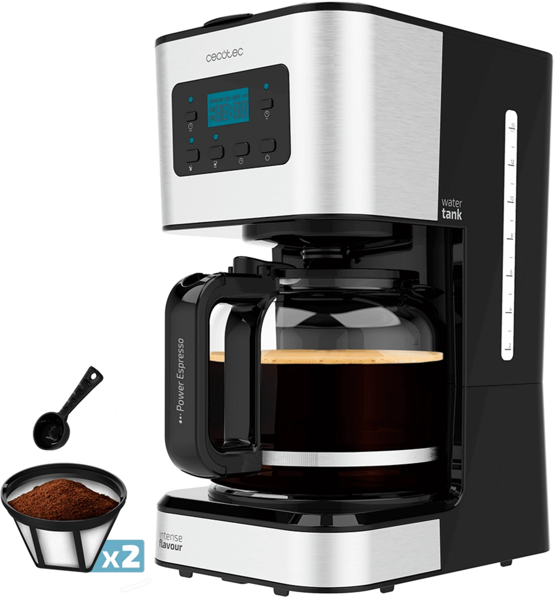 Кофеварка капельная Cecotec Coffee 66 Smart Plus черный