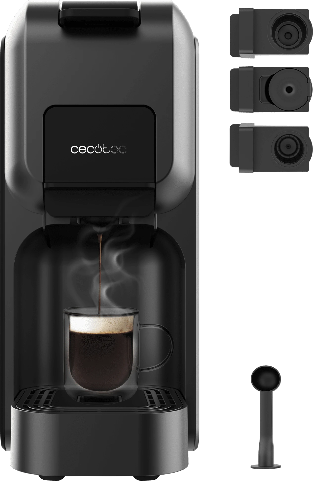 Кофеварка капсульная Cecotec FreeStyle Compact (3в1) черный