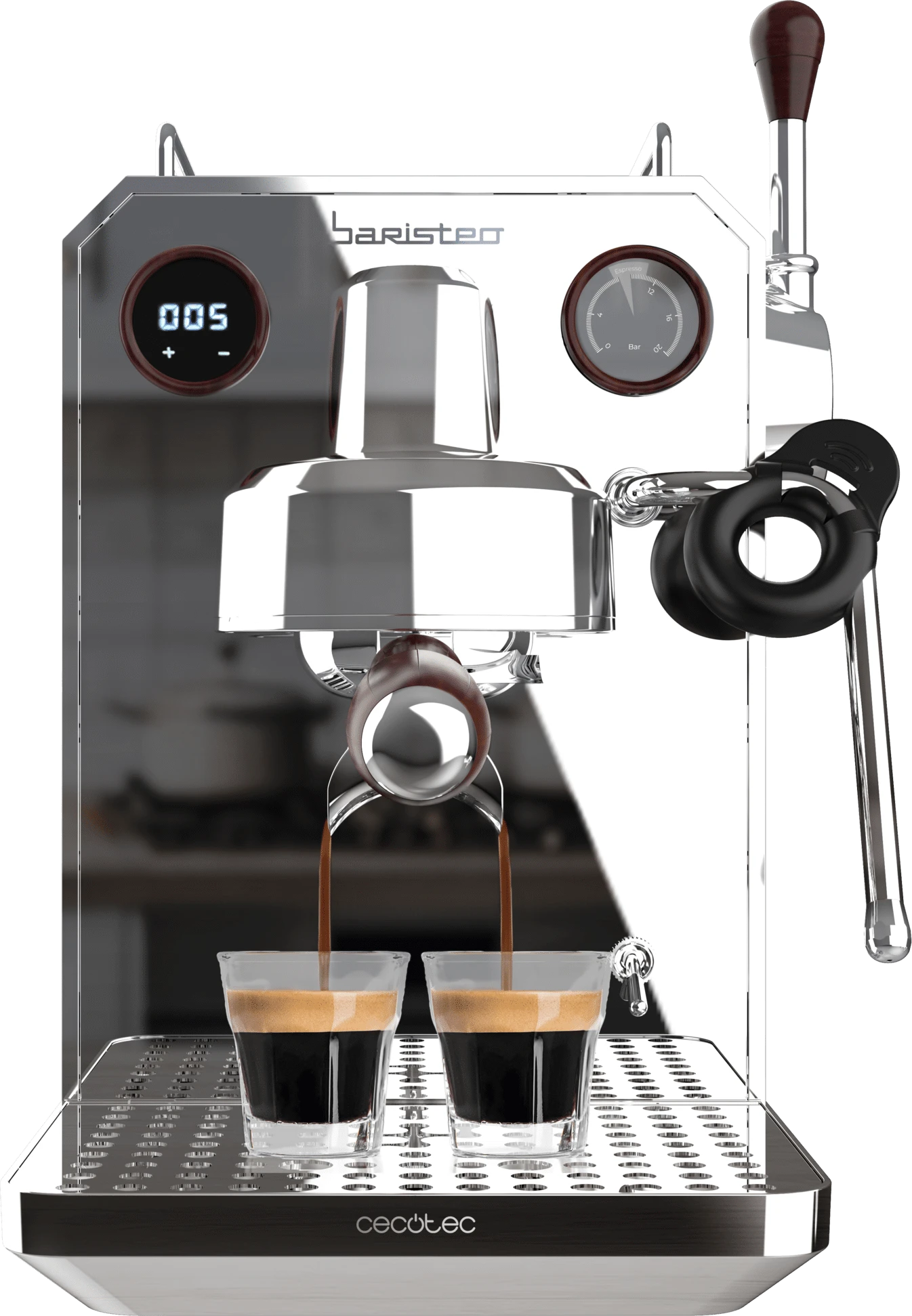 Кофеварка рожковая Cecotec Baristeo Intima сталь