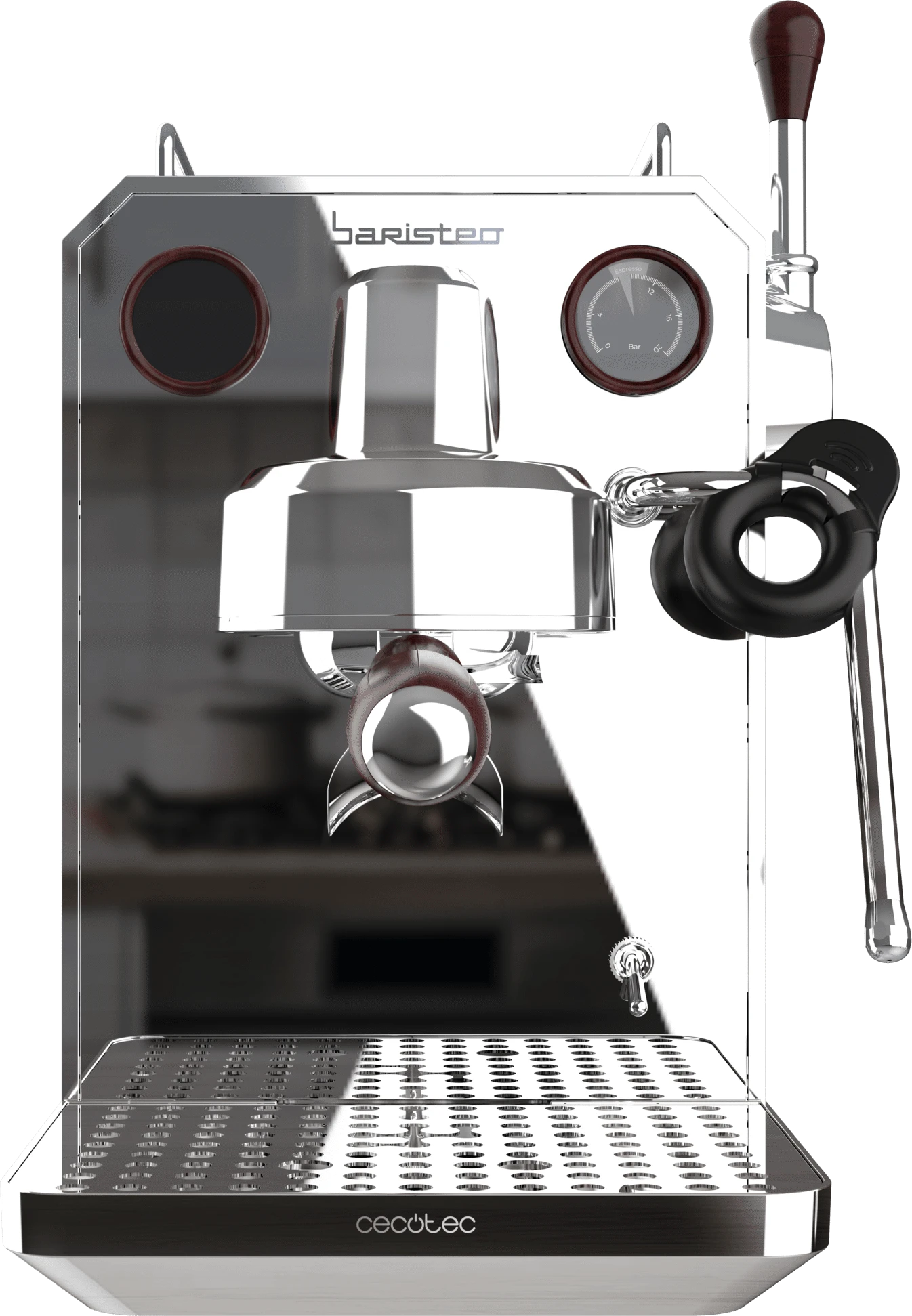 Кофеварка рожковая Cecotec Baristeo Intima сталь — 2