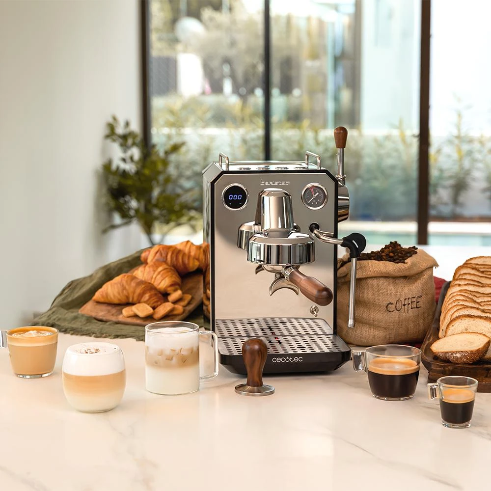 Кофеварка рожковая Cecotec Baristeo Intima сталь — 3
