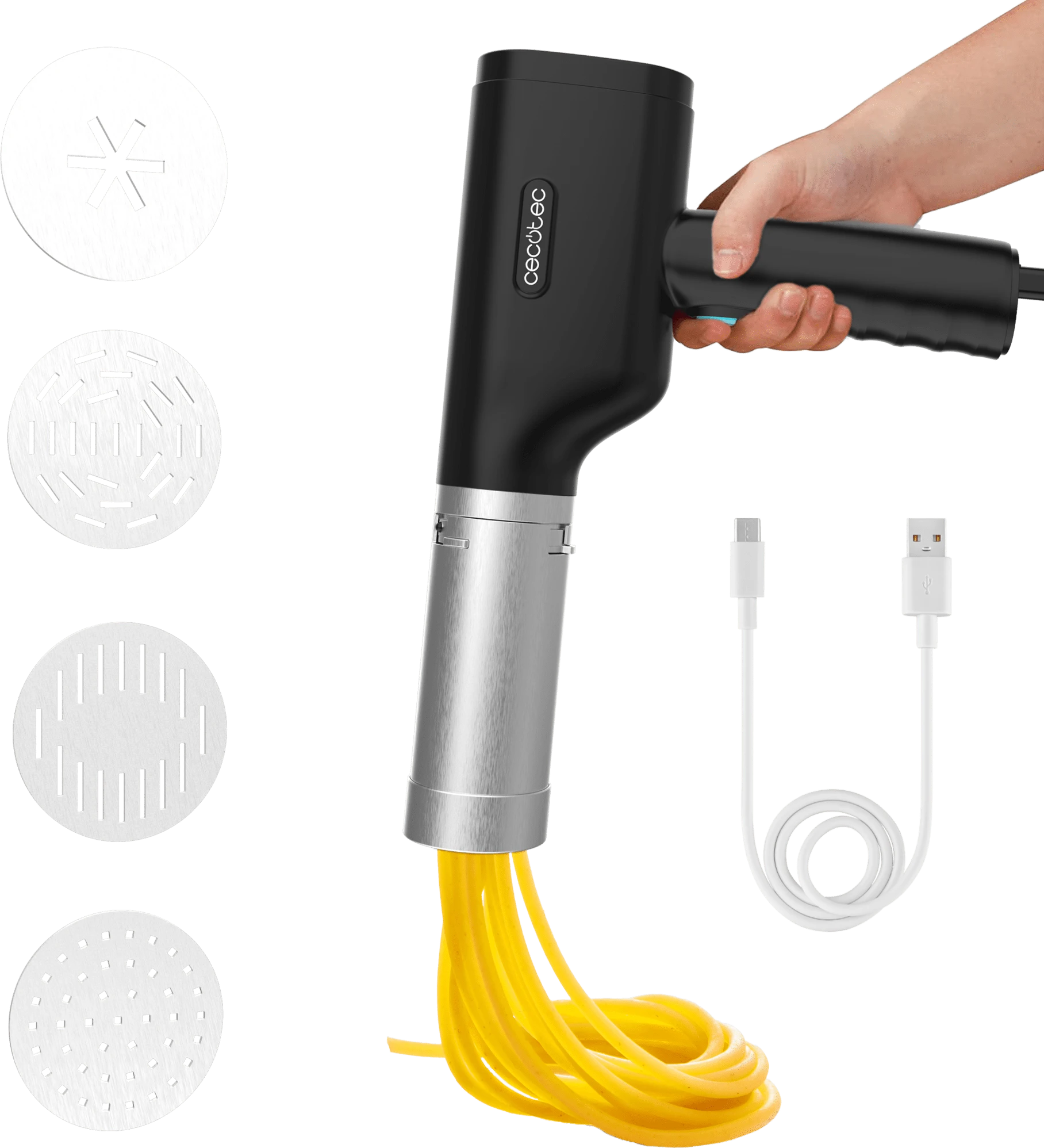 Машина для пасты Cecotec Fun EasyPasta черный