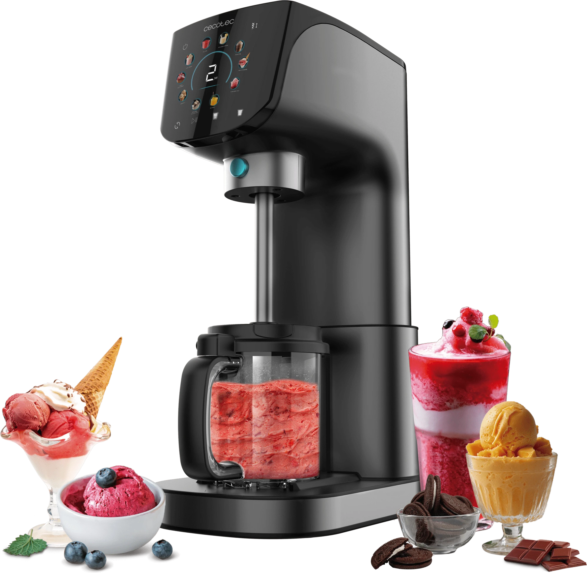 Мороженица Cecotec Gelatec 2100 черный