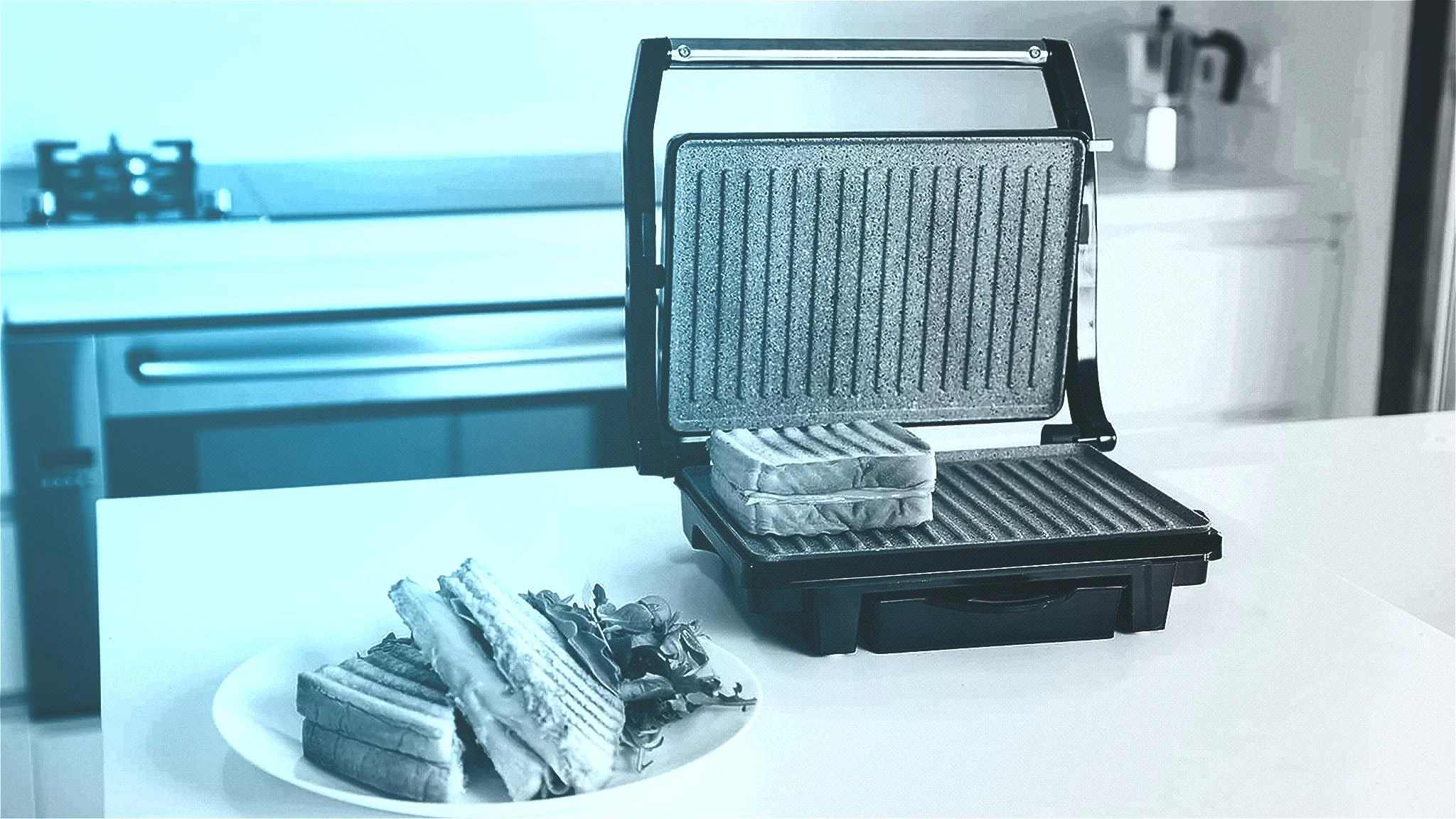 Настольный гриль Cecotec Rock'nGrill 1000 сталь — 3