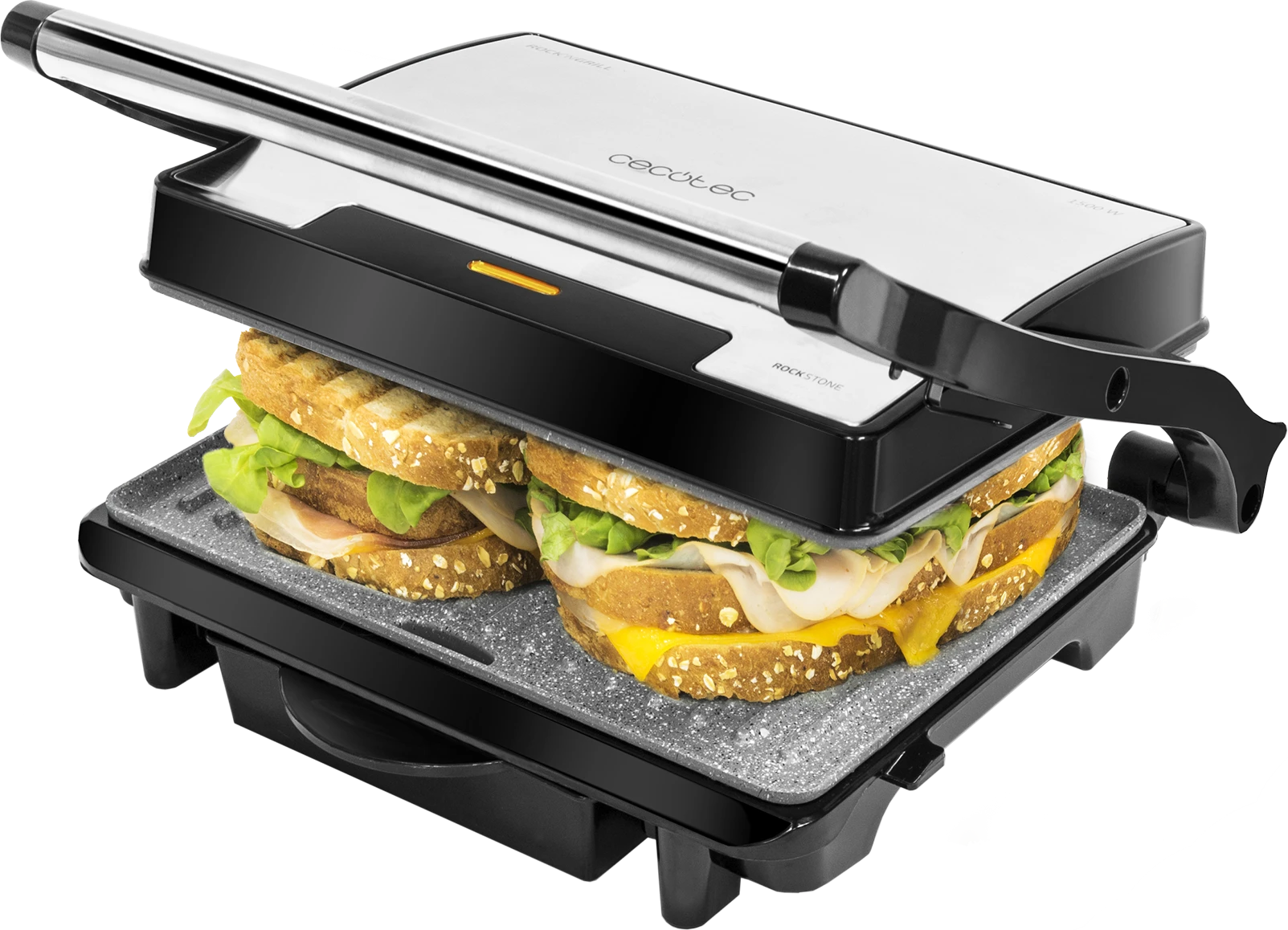 Настольный гриль Cecotec Rock'nGrill 1500 Rapid сталь