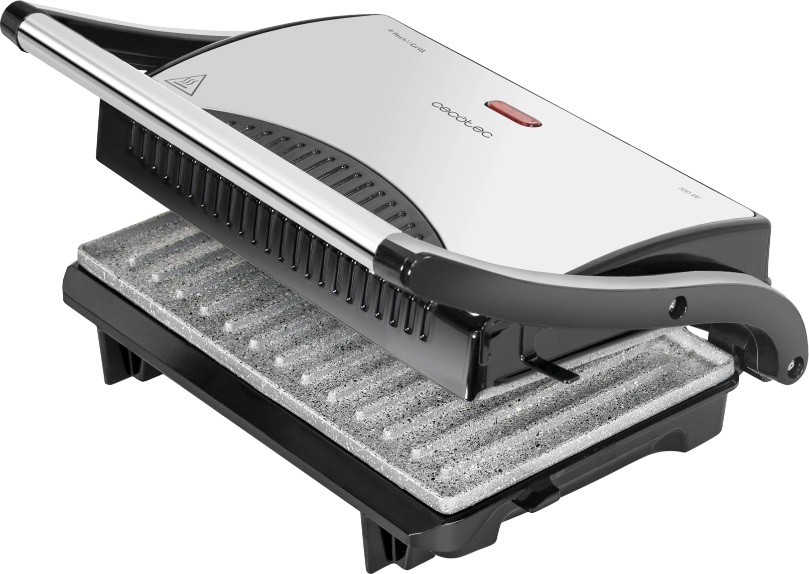 Настольный гриль Cecotec Rock'nGrill 700 сталь — 2