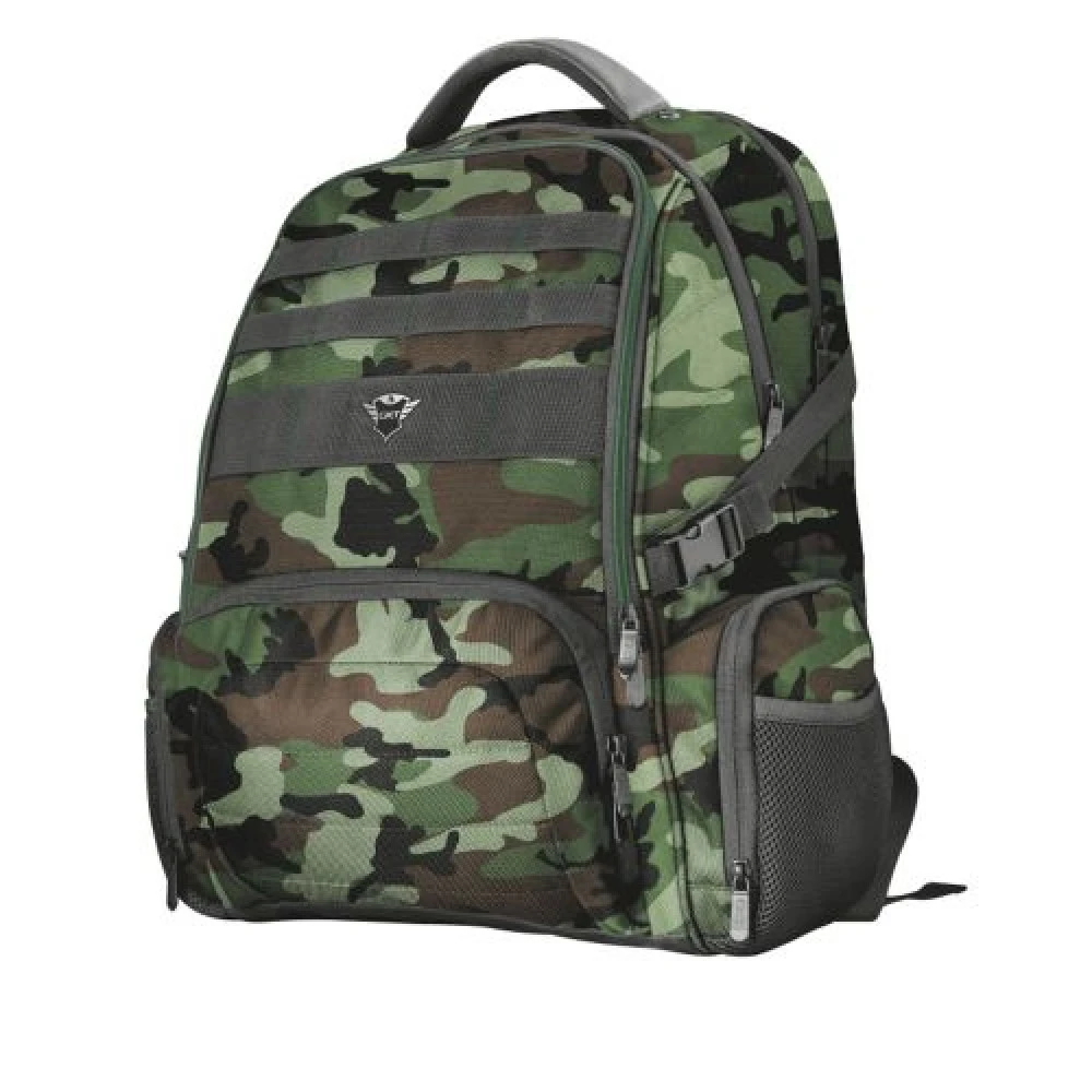 Рюкзак Trust GXT 1250G Hunter Gaming 17,3" зелёный-камуфляж